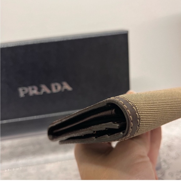 Prada - Logo Jacquard Wallet - Picture 7 of 9